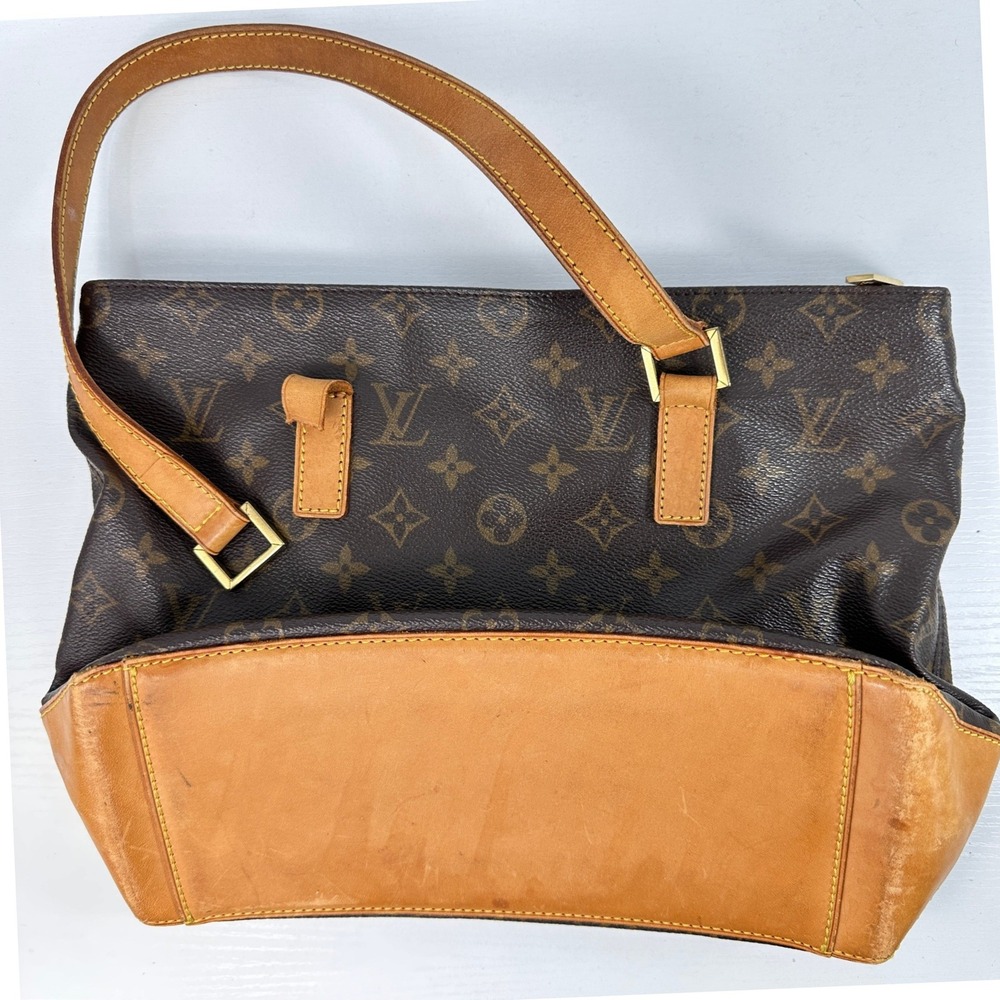 Louis Vuitton 2001 Cabaspiano Monogram Tote Bag France Broken Strap Loop - Picture 2 of 16